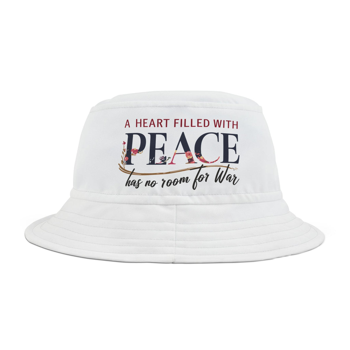 A Heart Filled With Peace Unisex Bucket Hat