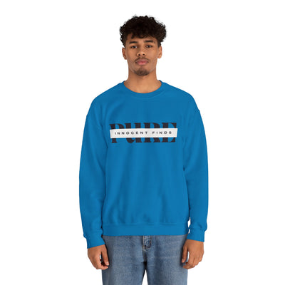 Pure Innocent Finds Unisex Heavy Blend™ Crewneck Sweatshirt, Black