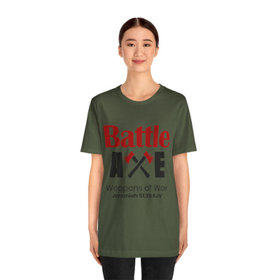 Battle Axe Weapons Of War Unisex Jersey Short Sleeve Tee