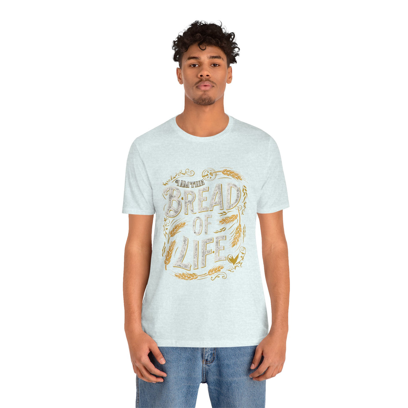 Bread of Life Unisex Jersey Short Sleeve Tee, Aesthetic Design
