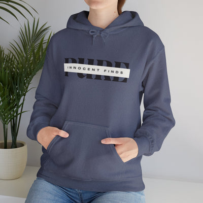 Pure Innocent Finds Unisex Heavy Blend™ Hooded Sweatshirt, Black Design
