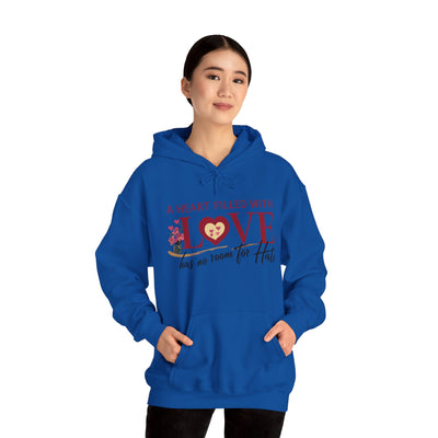 A Heart Filled With Love Unisex Heavy Blend™ Hooded Sweatshirt