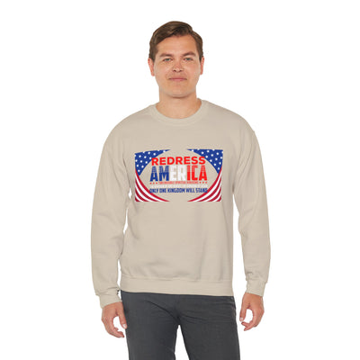 Redress America Unisex Heavy Blend™ Crewneck Sweatshirt, American Stars