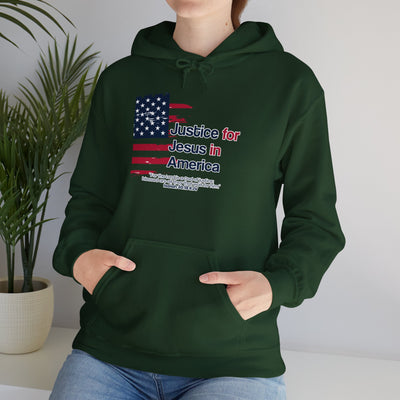 Justice For Jesus In America Unisex Heavy Blend™ Hooded Sweatshirt