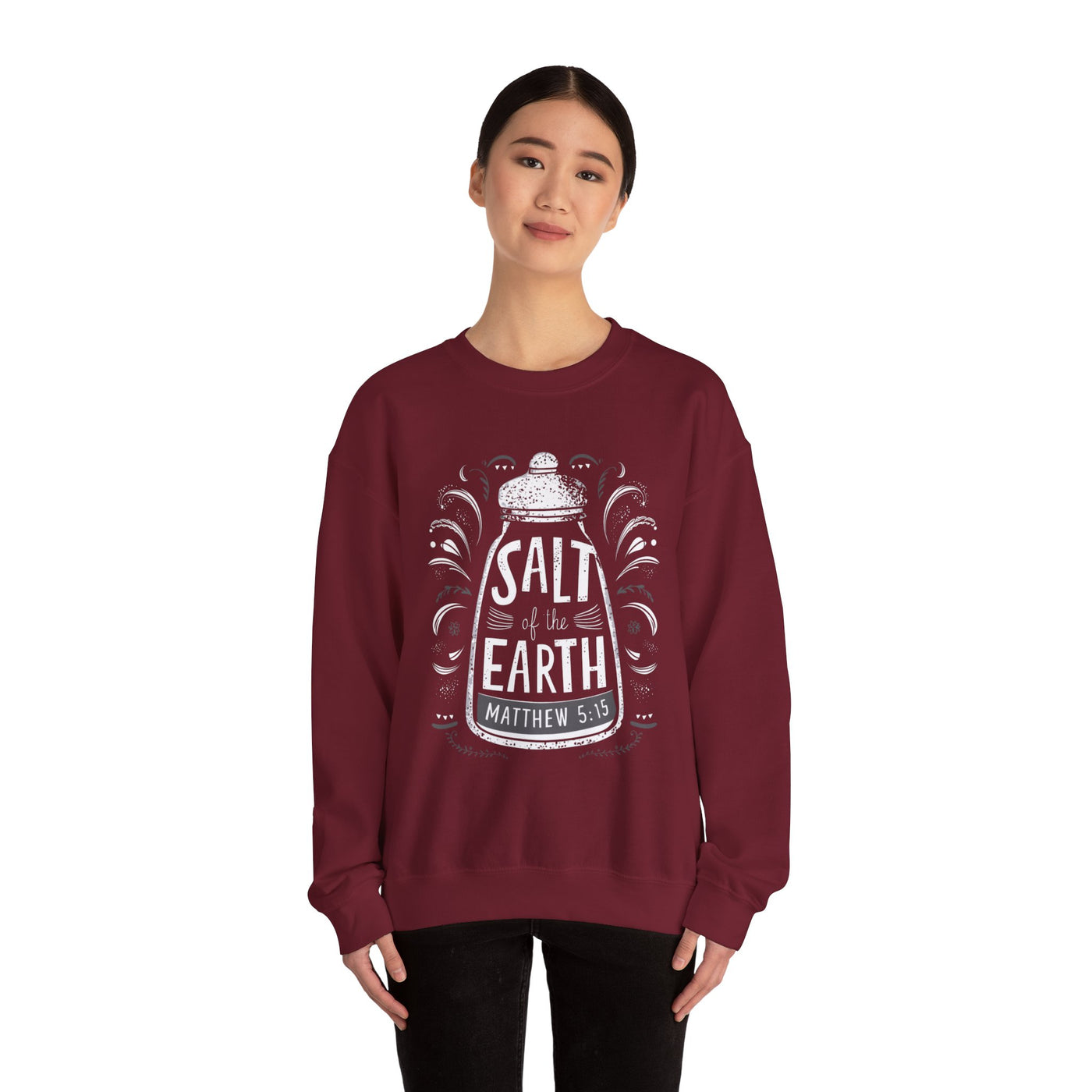 Salt Of The Earth Matthew 5:13 Unisex Heavy Blend™ Crewneck Sweatshirt