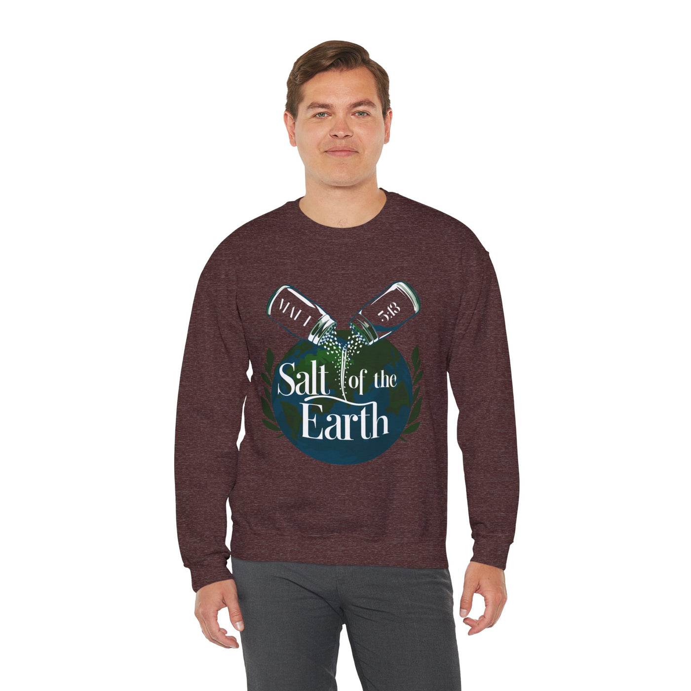 Salt Of The Earth Matt 5:13 Unisex Heavy Blend™ Crewneck Sweatshirt