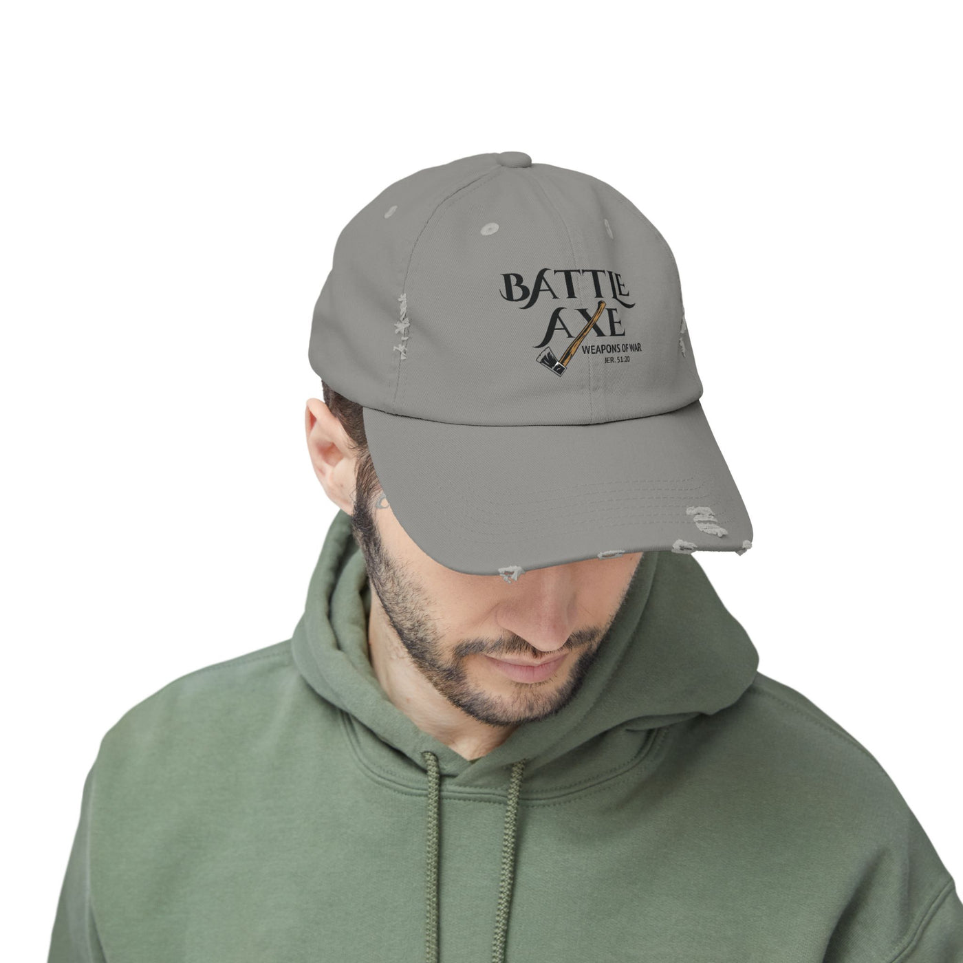 Battle Axe Jeremiah 51:20 Unisex Distressed Cap