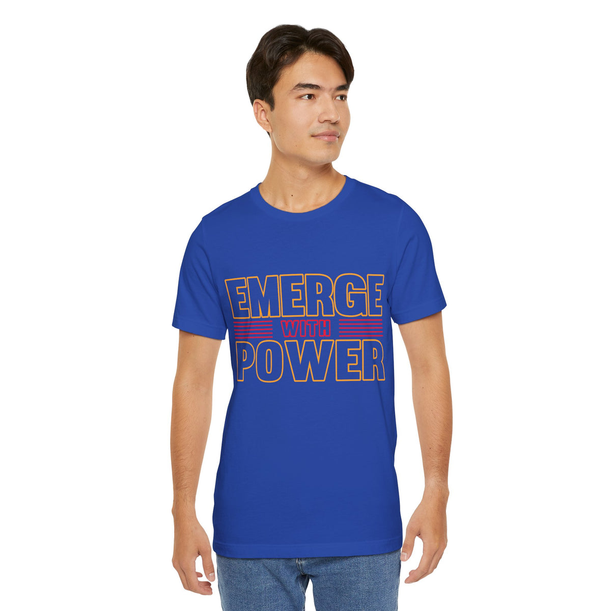 Emerge with power Unisex Jersey Short Sleeve Tee