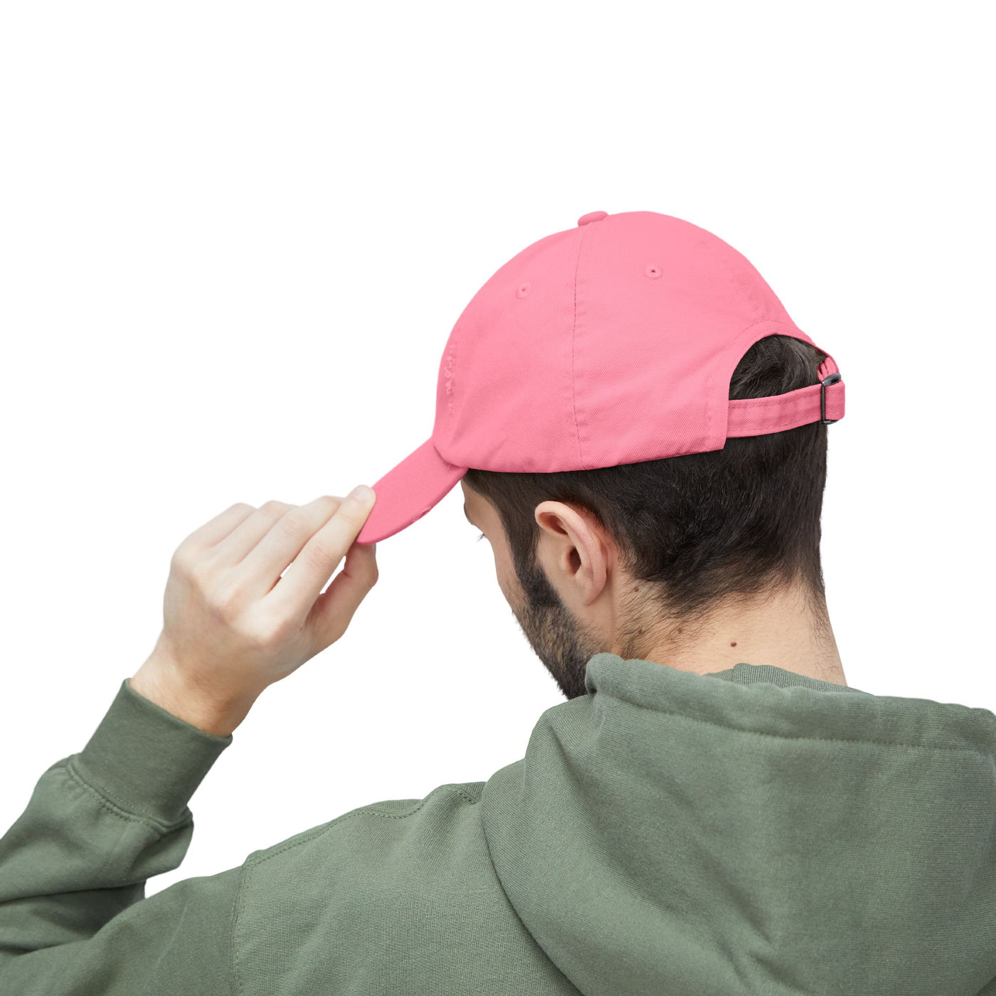 Pure Innocent Finds Unisex Distressed Cap, Black Design