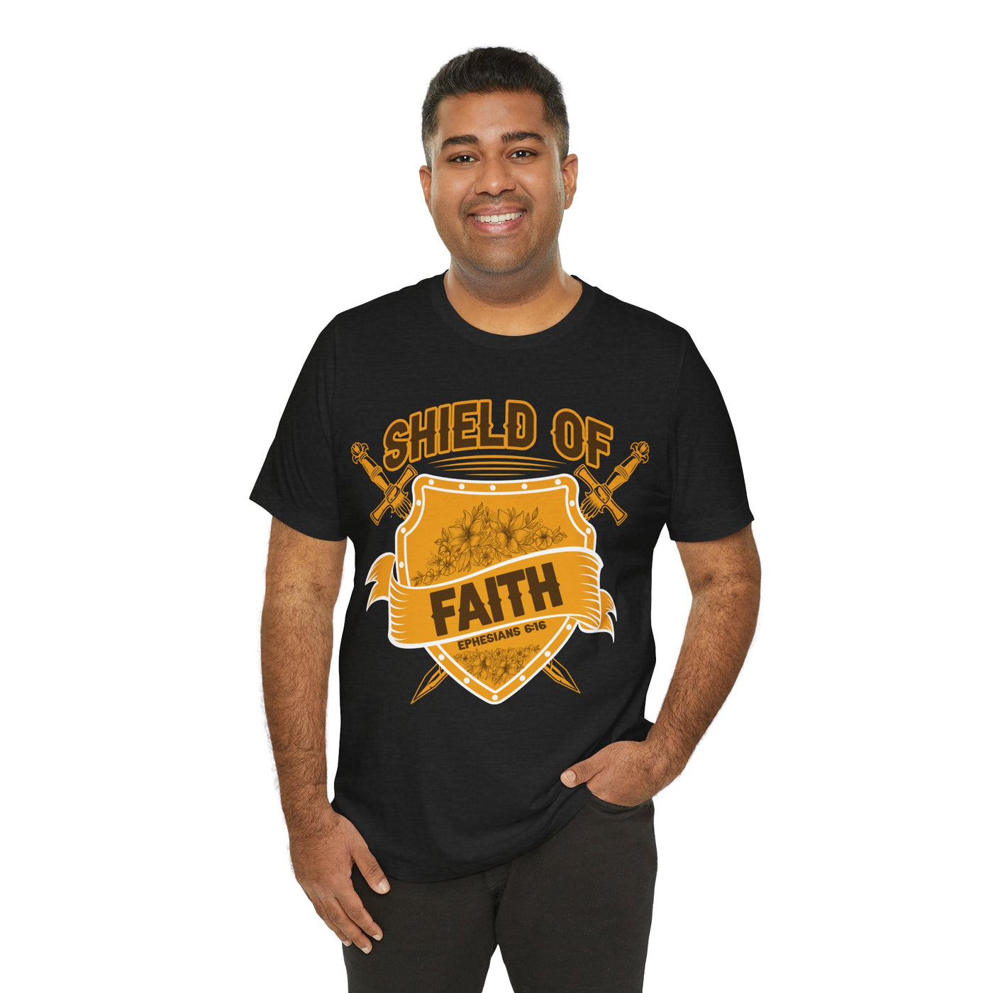 Shield Of Faith Unisex Jersey Short Sleeve Tee