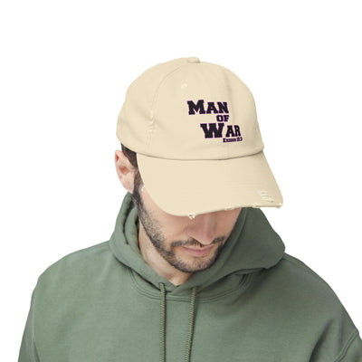 Man Of War Unisex Distressed Cap