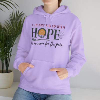 A Heart Filled With Hope Unisex Heavy Blend™ Hooded Sweatshirt