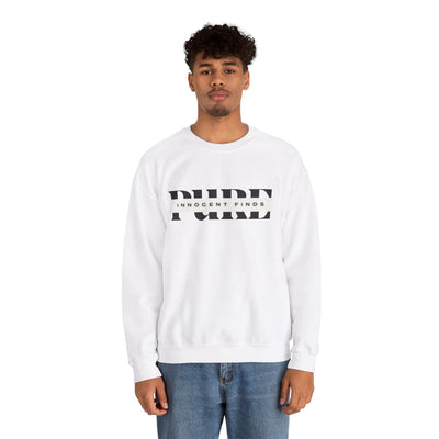 Pure Innocent Finds Unisex Heavy Blend™ Crewneck Sweatshirt, Black