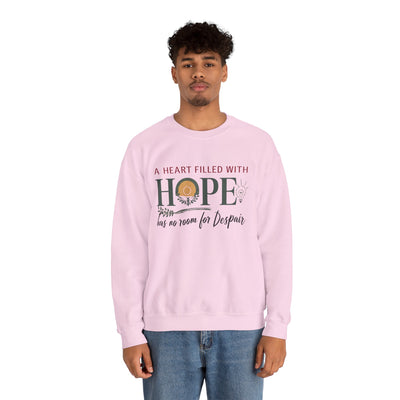 A Heart Filled With Hope Unisex Heavy Blend™ Crewneck Sweatshirt