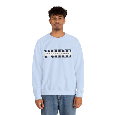 Pure Innocent Finds Unisex Heavy Blend™ Crewneck Sweatshirt, Black