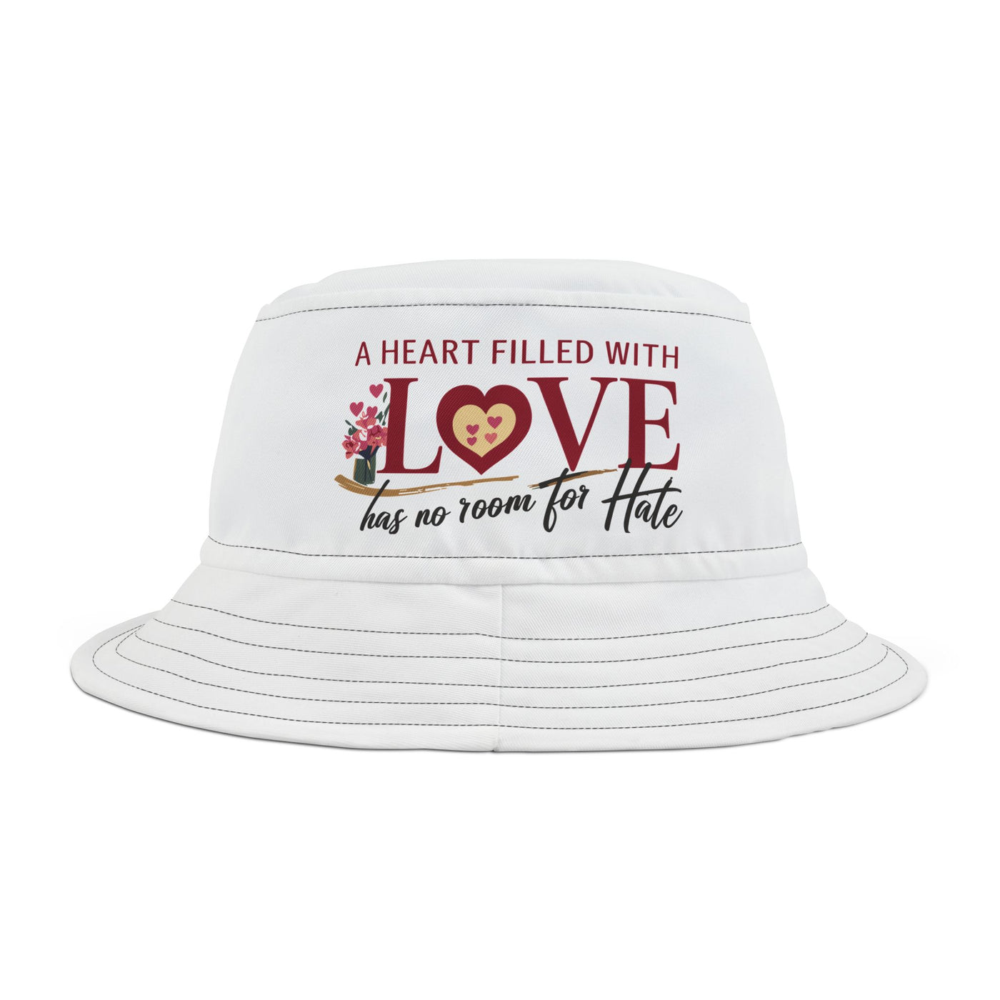 A Heart Filled With Love Unisex Bucket Hat