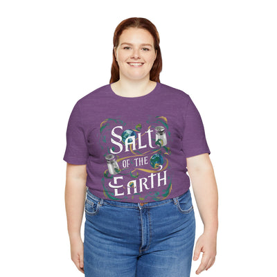 Salt Of The Earth Matthew 5:13 Unisex Jersey Short Sleeve Tee, Abstract Design