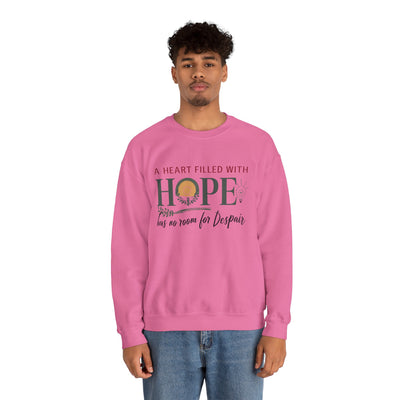 A Heart Filled With Hope Unisex Heavy Blend™ Crewneck Sweatshirt