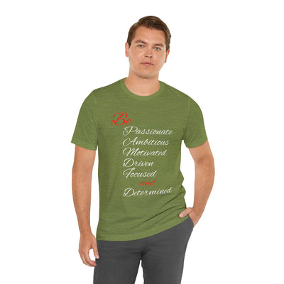 Be Determined Unisex Jersey Short Sleeve Tee