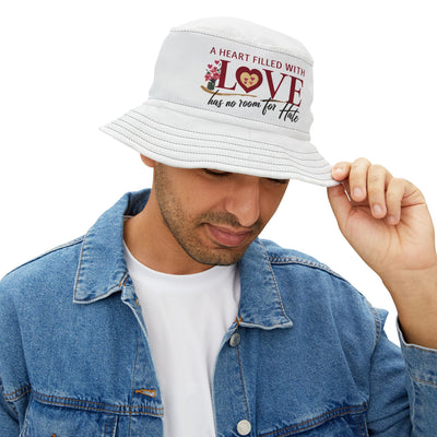 A Heart Filled With Love Unisex Bucket Hat