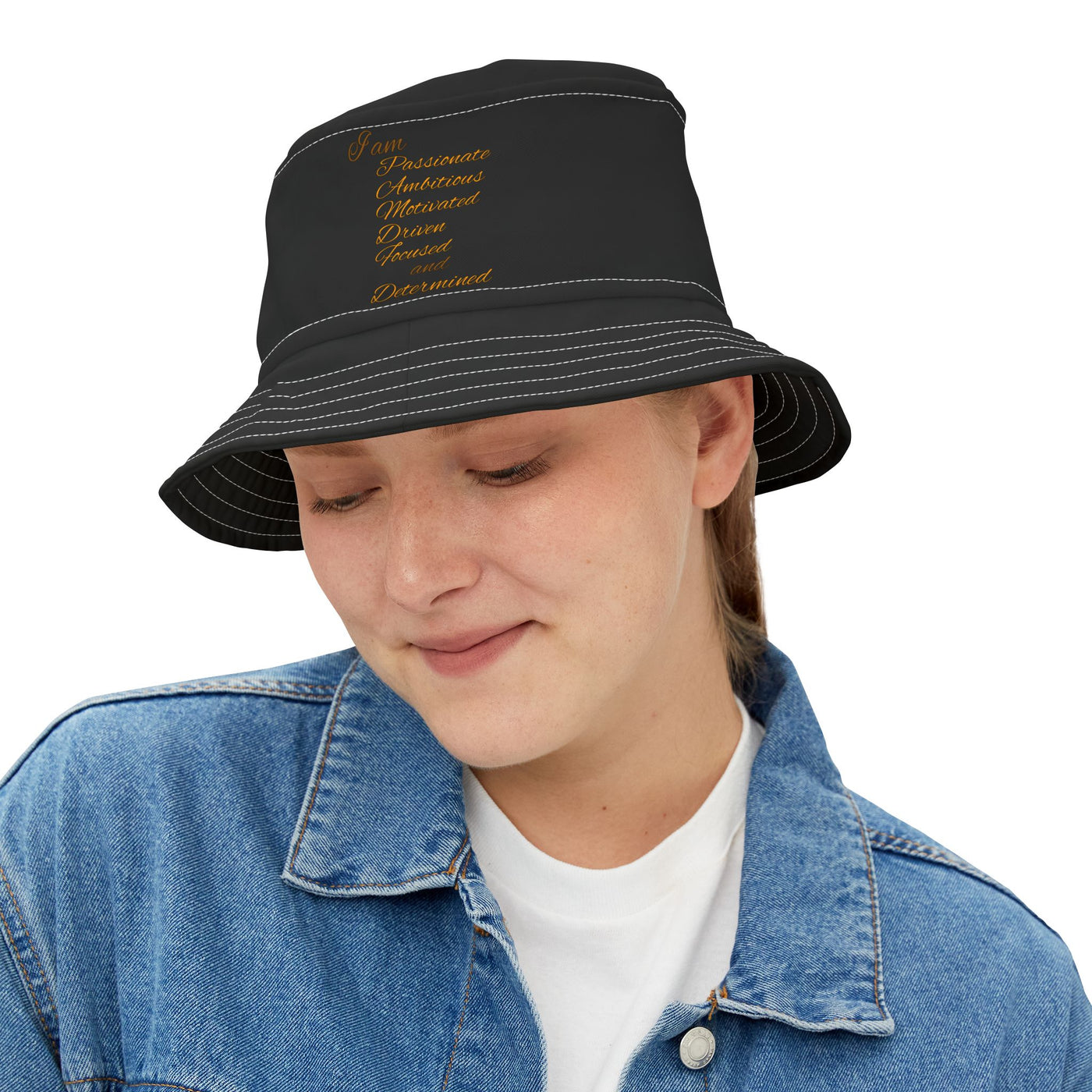 I Am Determined Unisex Bucket Hat