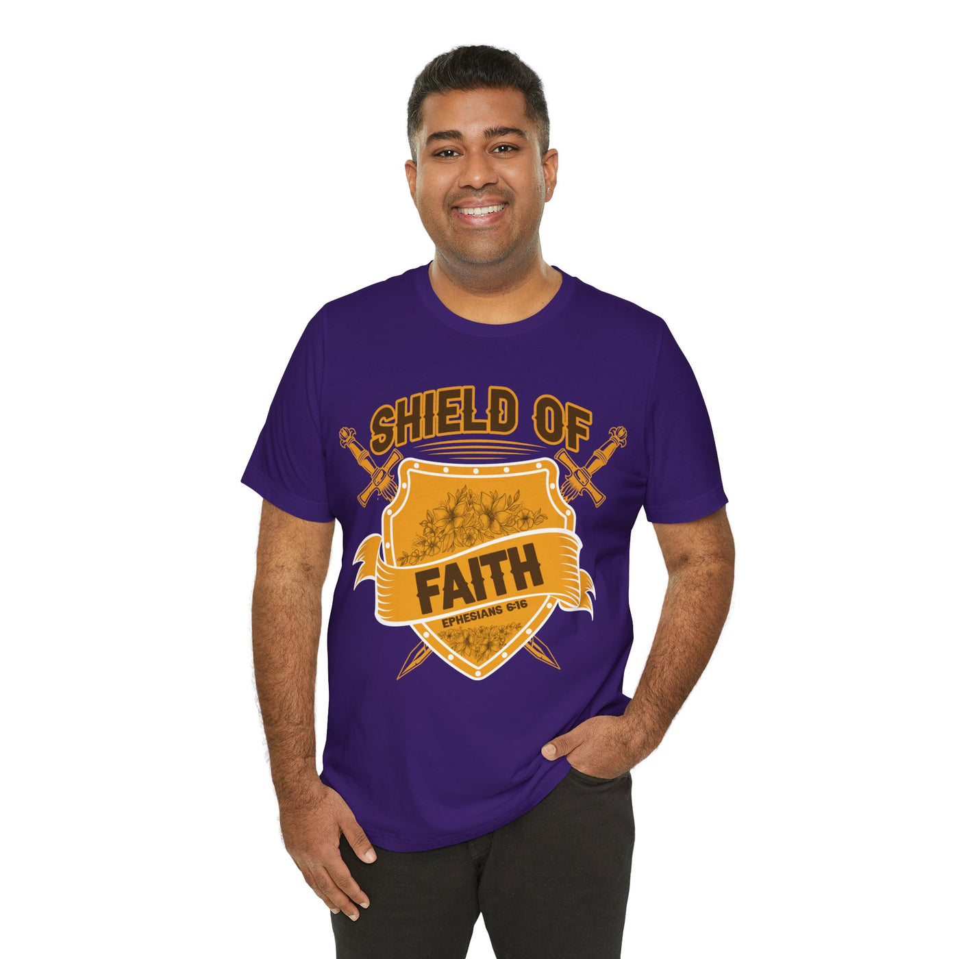 Shield Of Faith Unisex Jersey Short Sleeve Tee