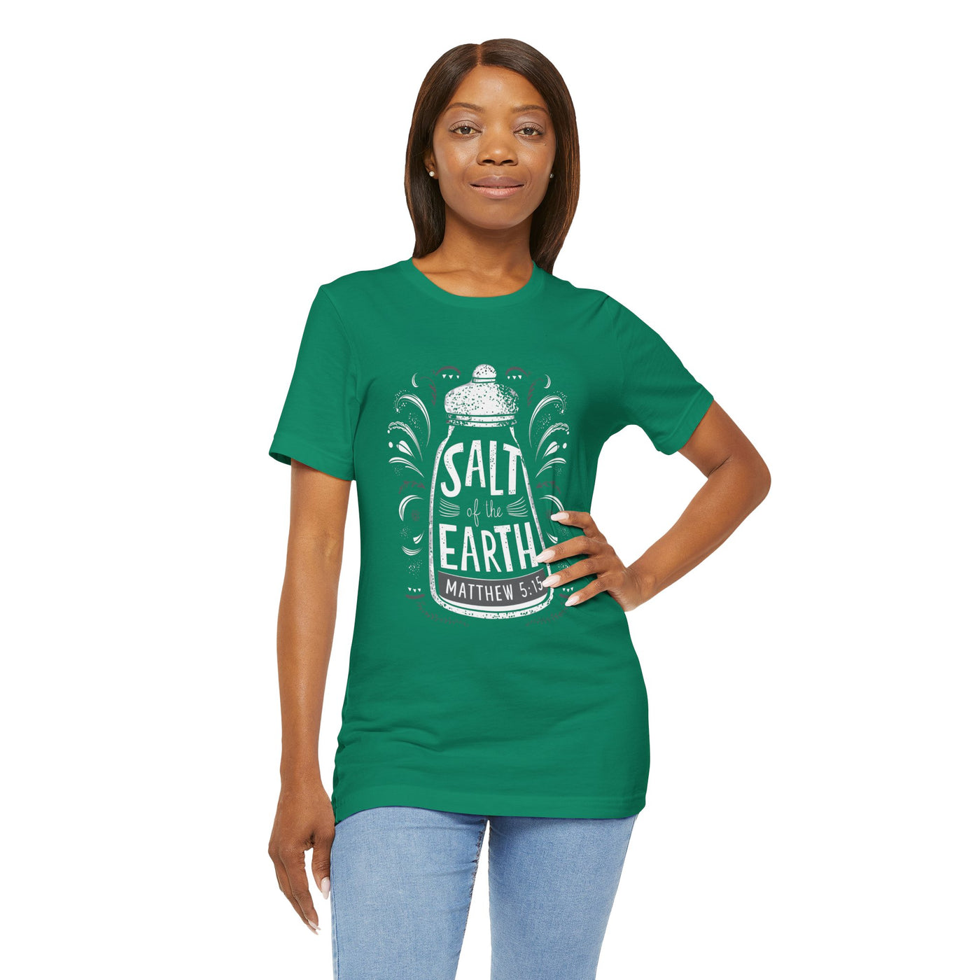Salt Of The Earth Matthew 5:13 Unisex Jersey Short Sleeve Tee