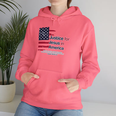 Justice For Jesus In America Unisex Heavy Blend™ Hooded Sweatshirt