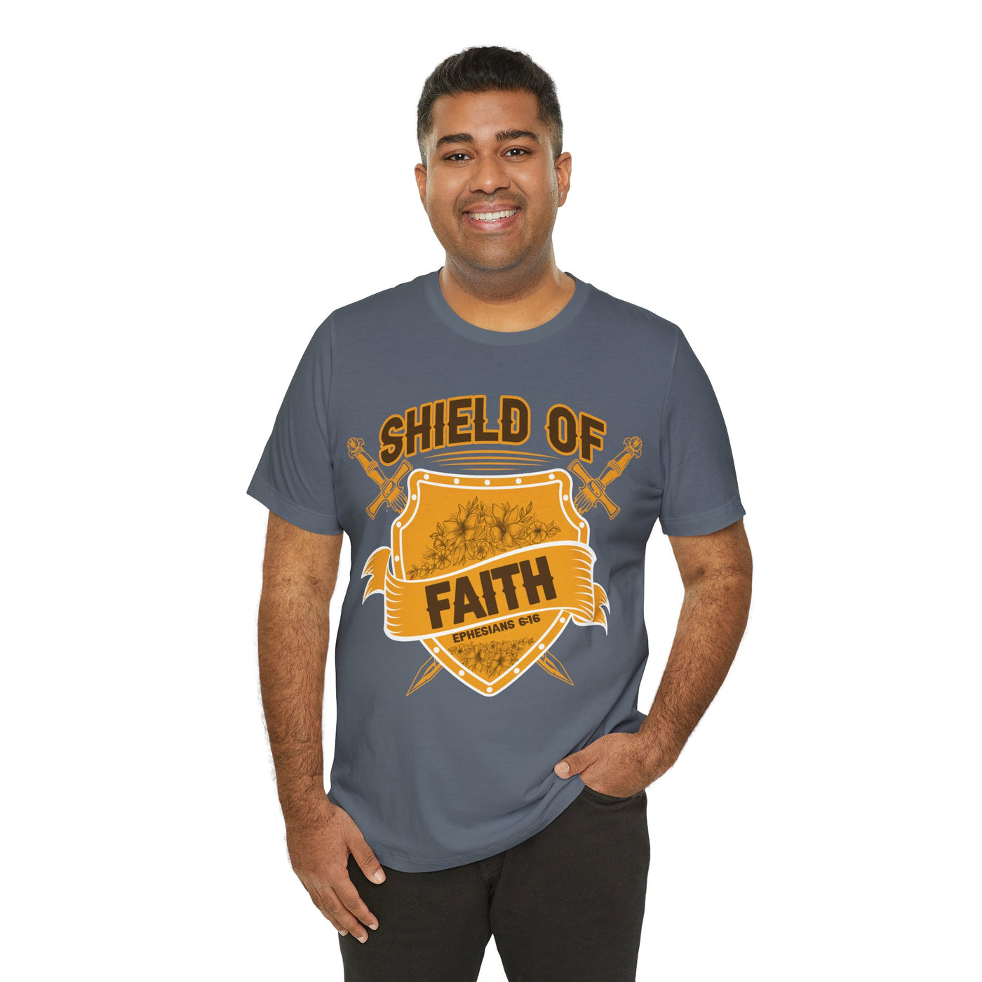 Shield Of Faith Unisex Jersey Short Sleeve Tee
