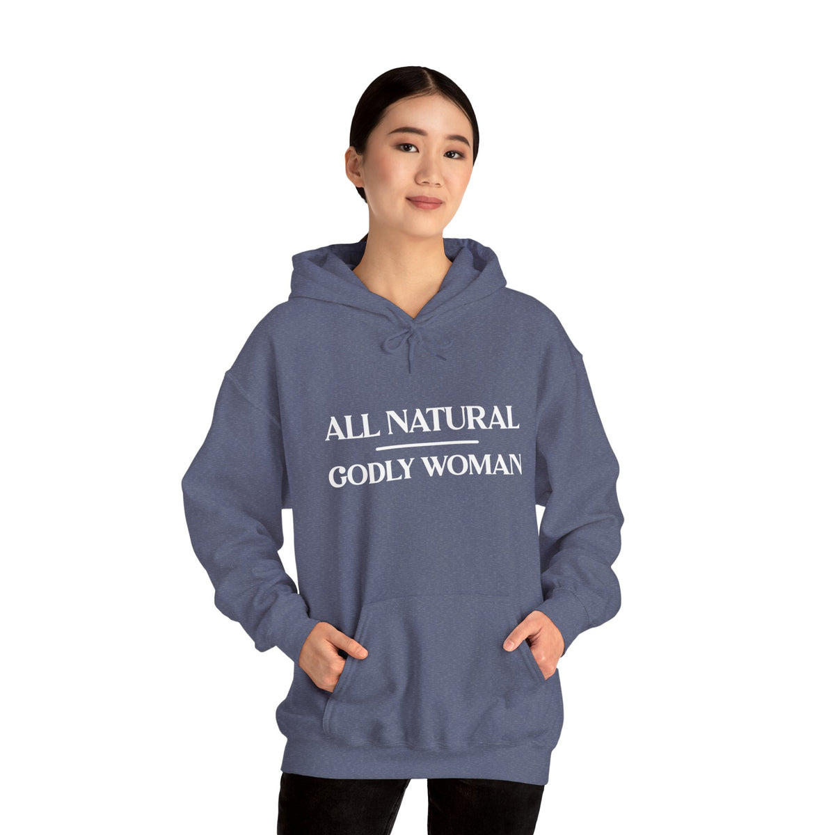 All Natural Godly Woman Heavy Blend™ Hooded Sweatshirt