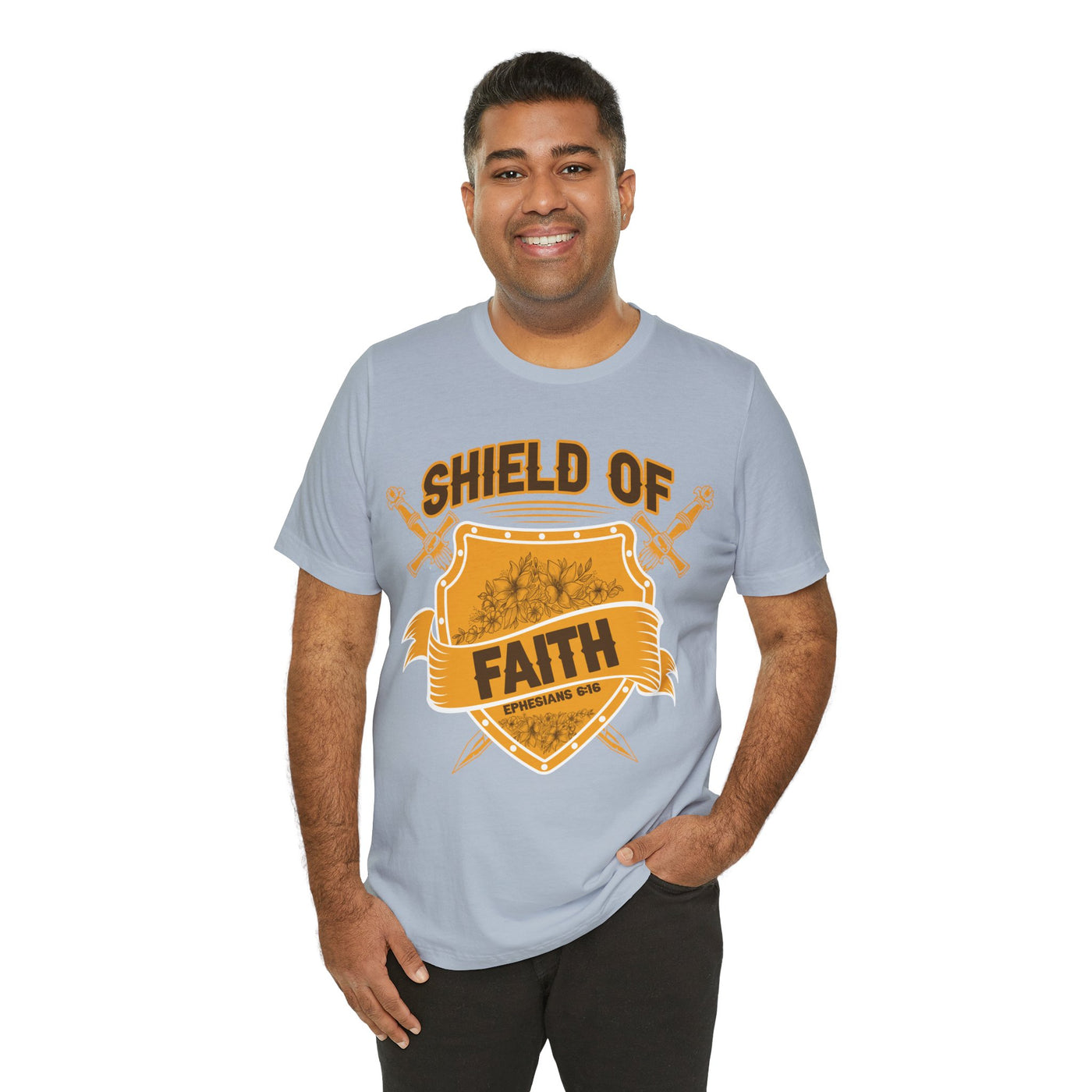 Shield Of Faith Unisex Jersey Short Sleeve Tee
