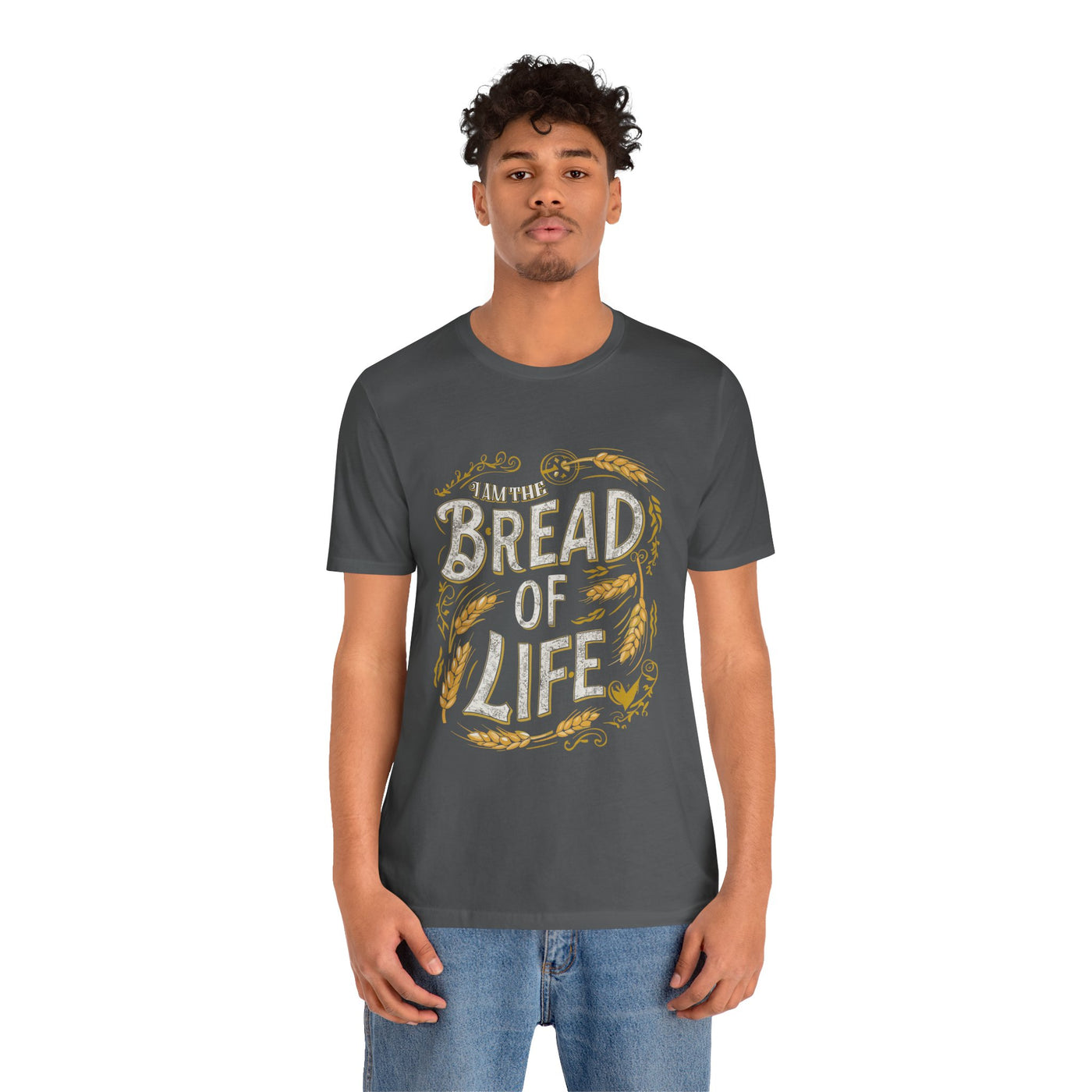Bread of Life Unisex Jersey Short Sleeve Tee, Aesthetic Design