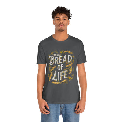 Bread of Life Unisex Jersey Short Sleeve Tee, Aesthetic Design