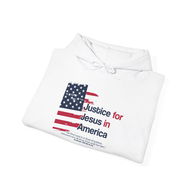 Justice For Jesus In America Unisex Heavy Blend™ Hooded Sweatshirt
