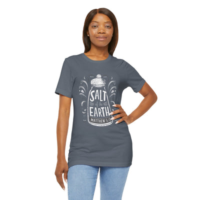 Salt Of The Earth Matthew 5:13 Unisex Jersey Short Sleeve Tee