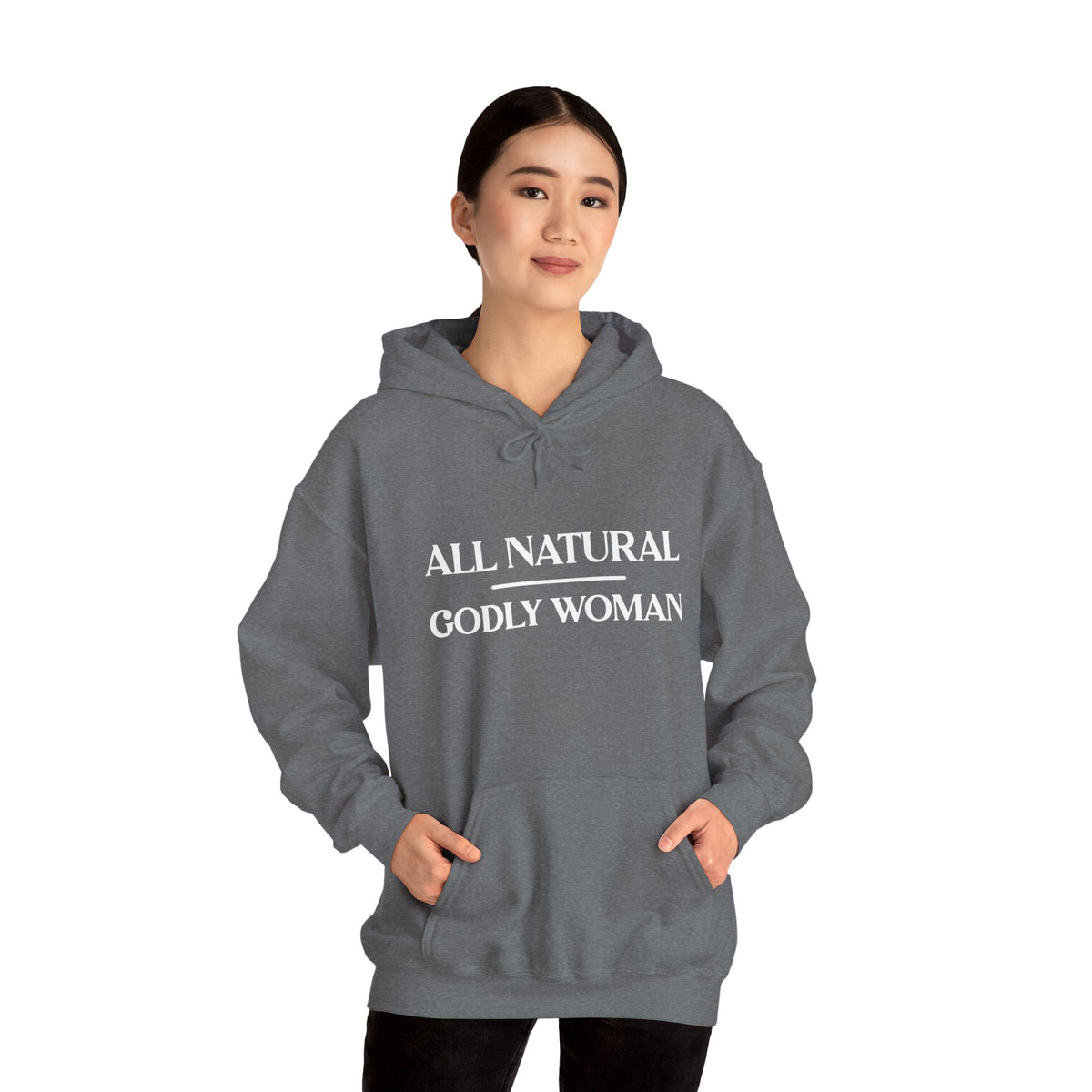 All Natural Godly Woman Heavy Blend™ Hooded Sweatshirt