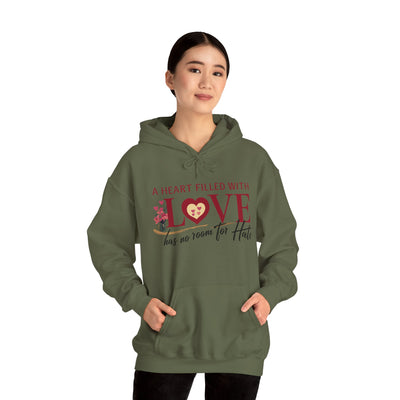 A Heart Filled With Love Unisex Heavy Blend™ Hooded Sweatshirt