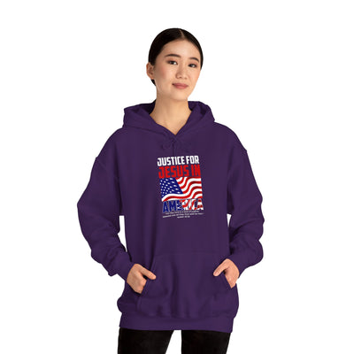 Justice For Jesus In America Unisex Heavy Blend™ Hooded Sweatshirt, Winter Wear