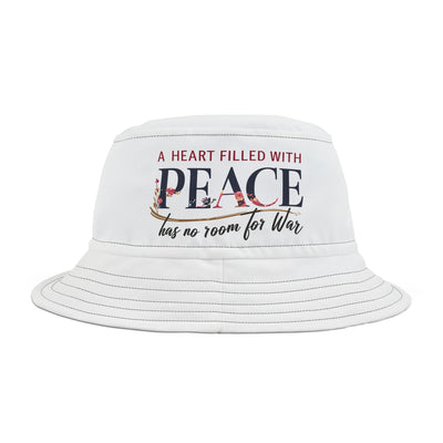A Heart Filled With Peace Unisex Bucket Hat