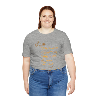 I Am Determined Unisex Jersey Short Sleeve Tee