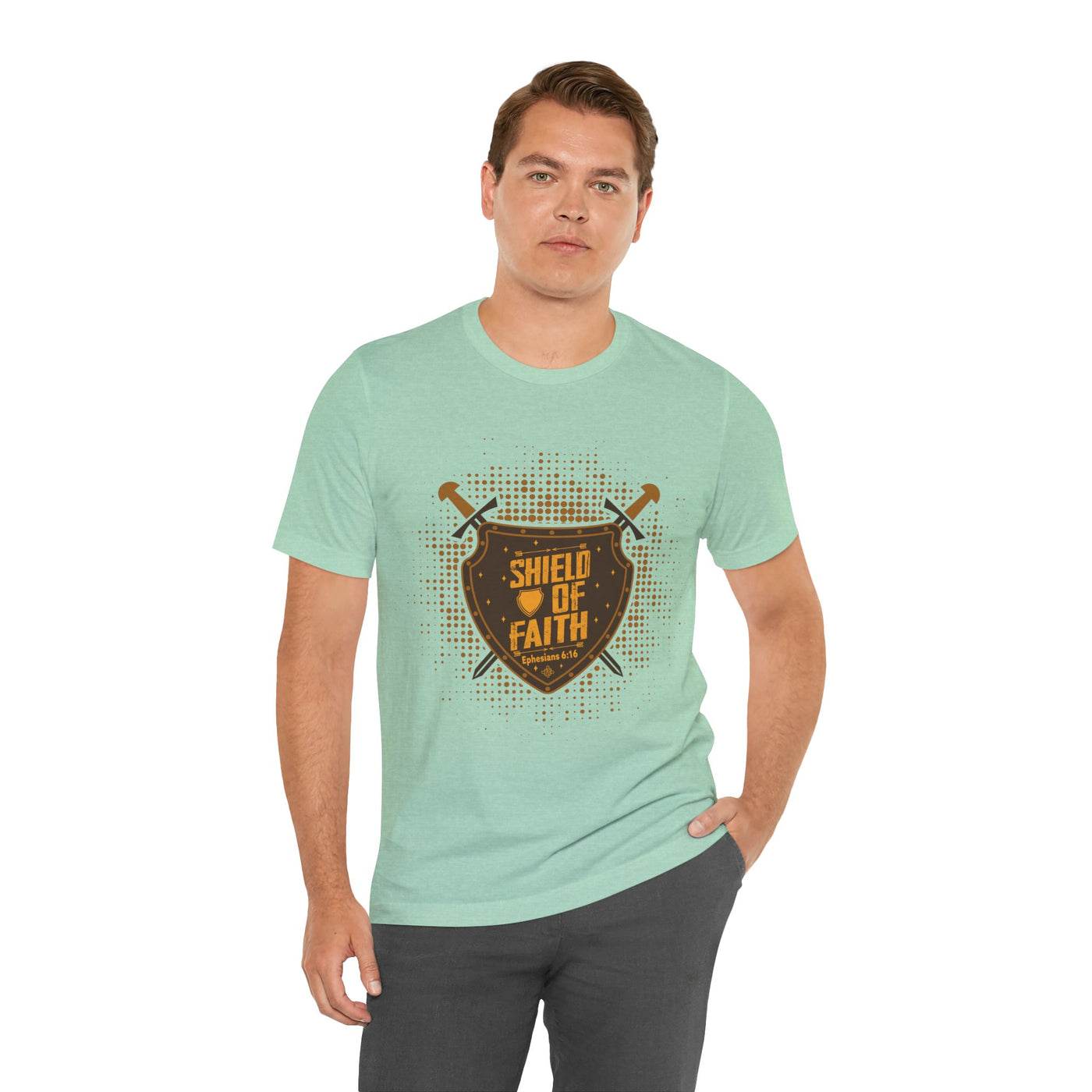 Shield Of Faith Unisex Jersey Short Sleeve Tee, Dot Design