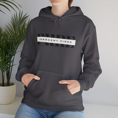 Pure Innocent Finds Unisex Heavy Blend™ Hooded Sweatshirt, Black Design