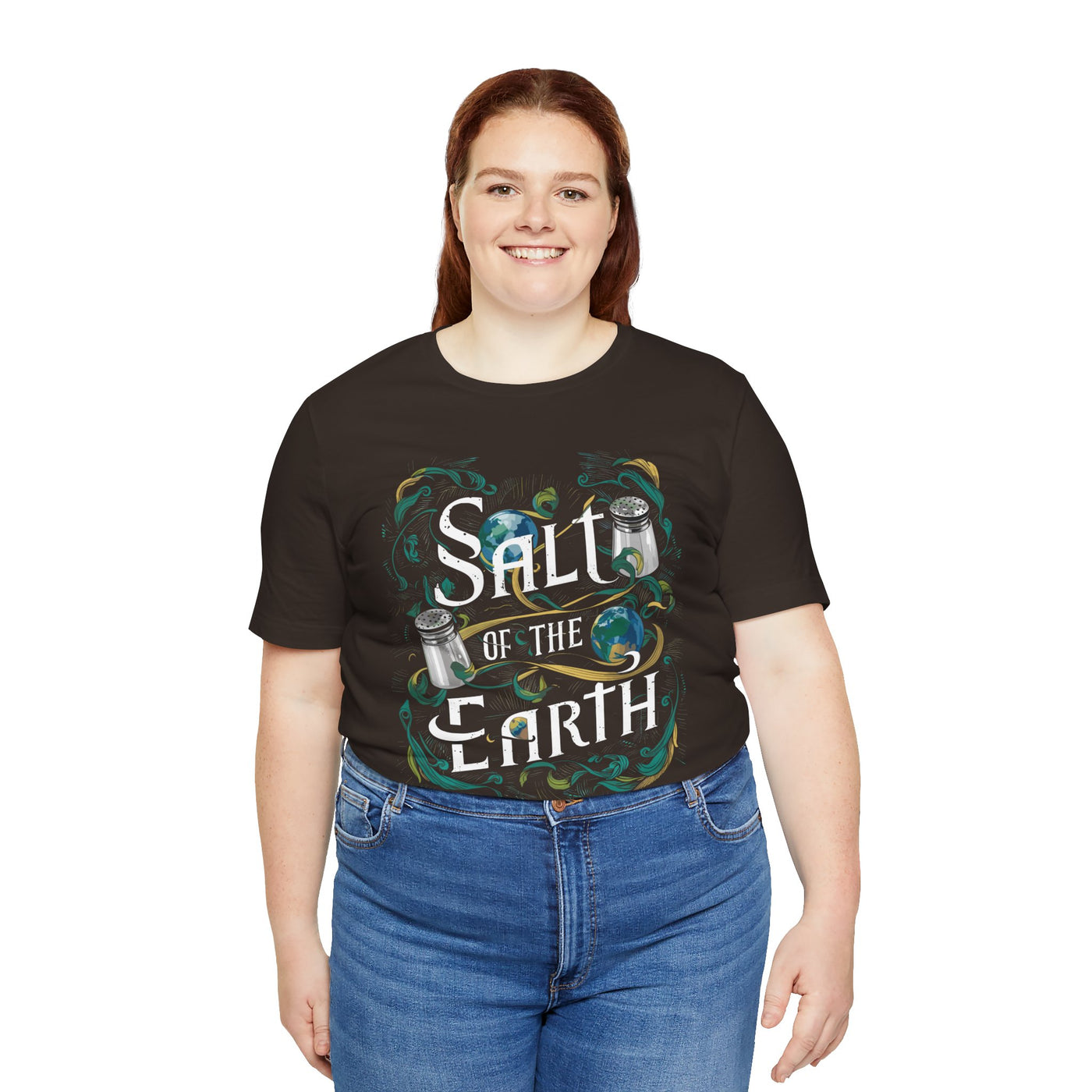 Salt Of The Earth Matthew 5:13 Unisex Jersey Short Sleeve Tee, Abstract Design