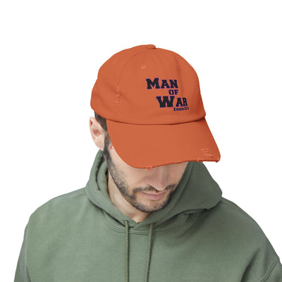 Man Of War Unisex Distressed Cap