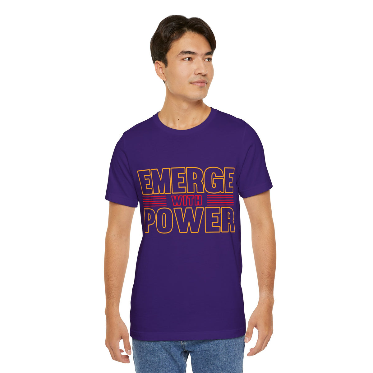 Emerge with power Unisex Jersey Short Sleeve Tee