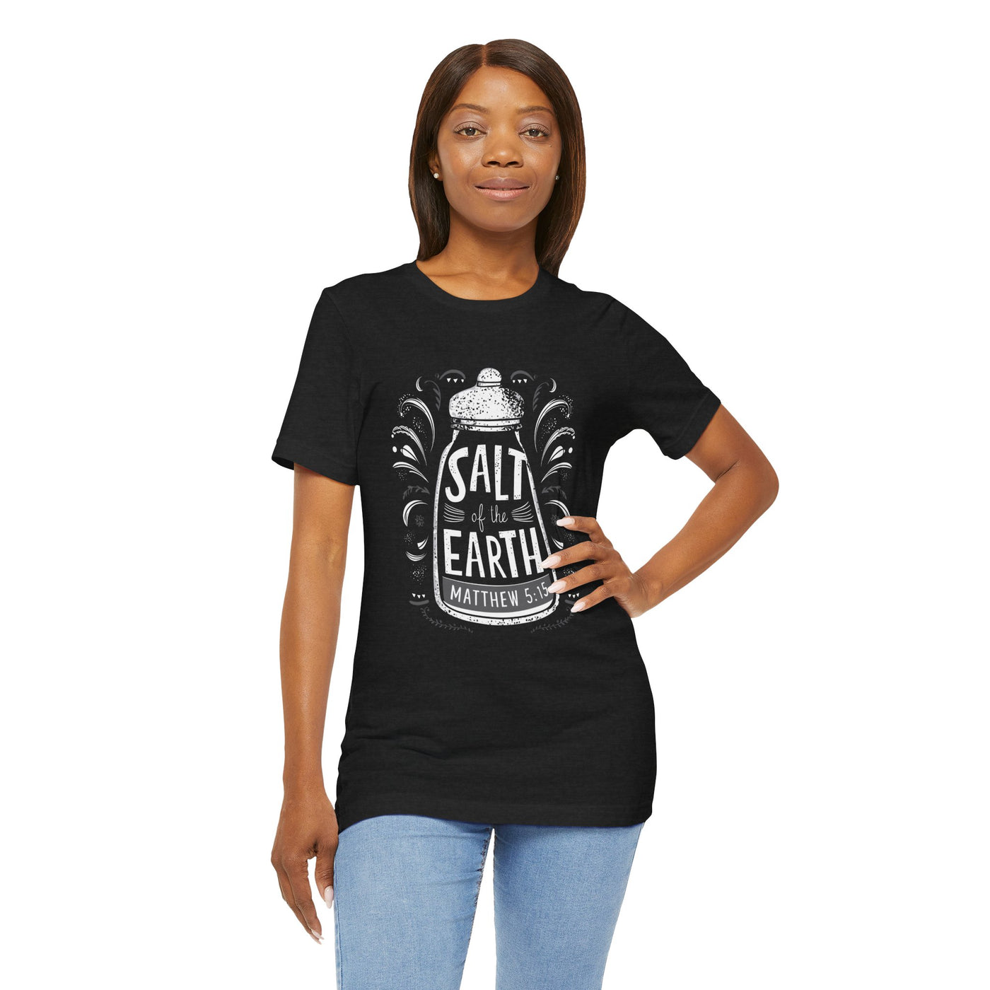 Salt Of The Earth Matthew 5:13 Unisex Jersey Short Sleeve Tee