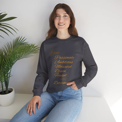 I Am Determined Unisex Heavy Blend™ Crewneck Sweatshirt