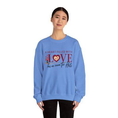 A Heart Filled With Love Unisex Heavy Blend™ Crewneck Sweatshirt