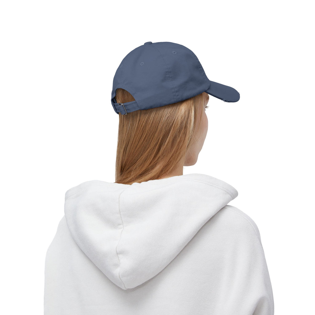 I Am Just Beautiful Women Distressed Cap, Text Based Design