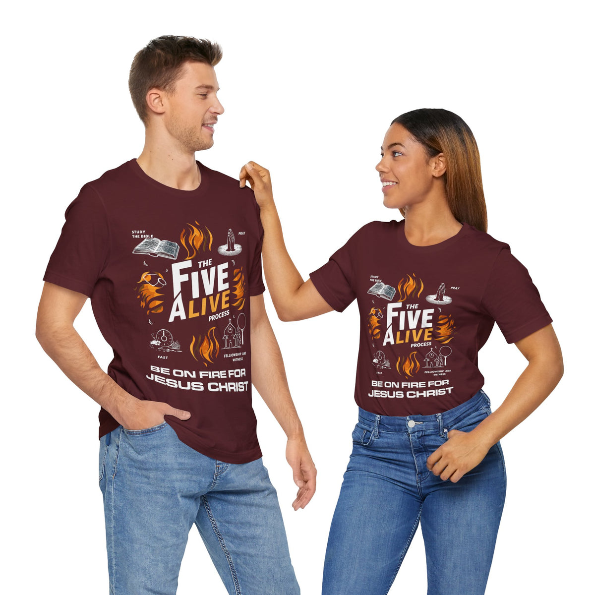 The Five Alive Process Unisex Jersey Short Sleeve Tee